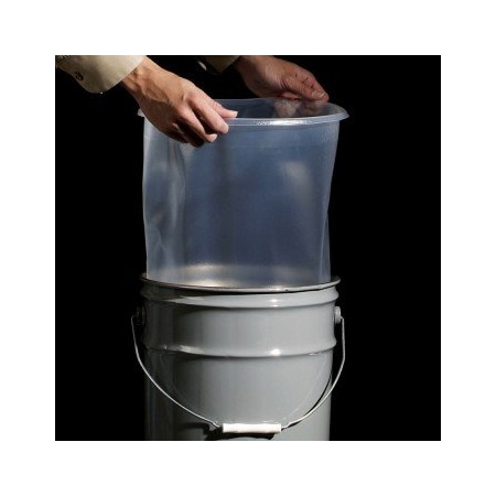 Protective Lining Snap-Over HDPE Bucket Insert ext. dia. 12.5" x 13.5" H, 100PK DRM251